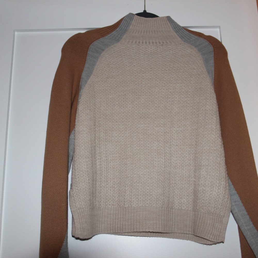 French Connection neutral striped sweater